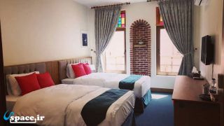 نمای اتاق دو تخته توئین هتل آرشا کلاب - فشافویه - روستای خانلق